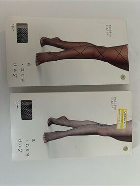 Target Black Fishnet Fashion Tights - 2 Pack